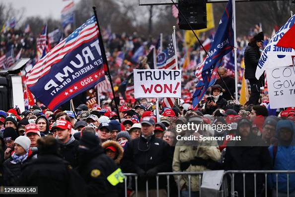 Red Rally Crowd Crowds arrive for the