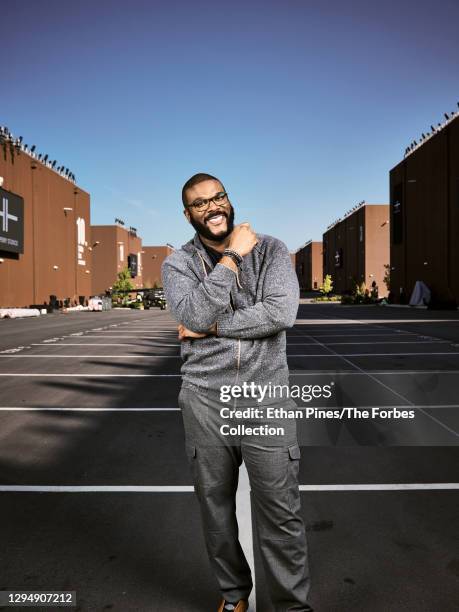 Actor/director/writer/entrepreneur Tyler Perry is photographed for Forbes Magazine on September 11, 2019 in Atlanta, Georgia. CREDIT MUST READ: Ethan...