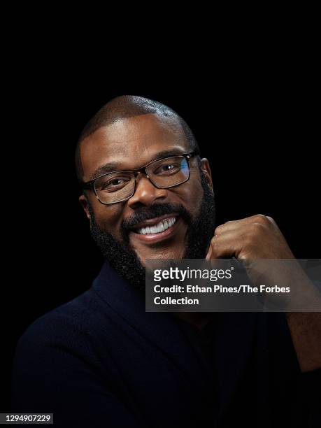 Actor/director/writer/entrepreneur Tyler Perry is photographed for Forbes Magazine on September 11, 2019 in Atlanta, Georgia. CREDIT MUST READ: Ethan...