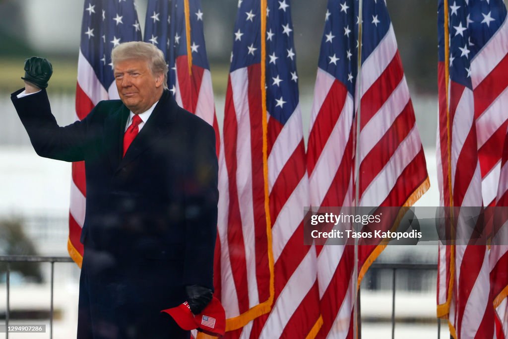 Trump Supporters Hold "Stop The Steal" Rally In DC Amid Ratification Of Presidential Election