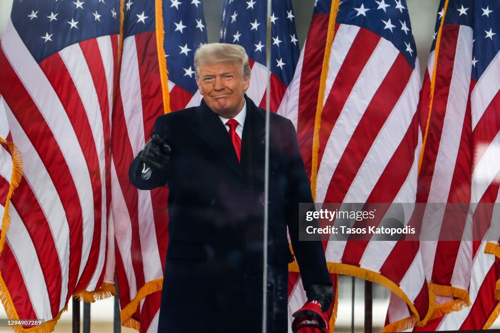 Trump Supporters Hold "Stop The Steal" Rally In DC Amid Ratification Of Presidential Election
