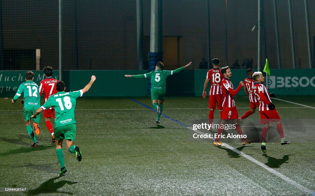 Cornella v Atletico Madrid - Copa del Rey