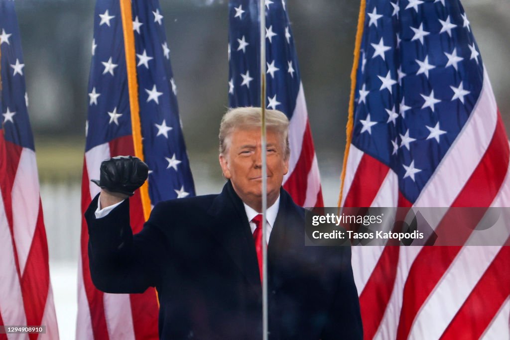 Trump Supporters Hold "Stop The Steal" Rally In DC Amid Ratification Of Presidential Election