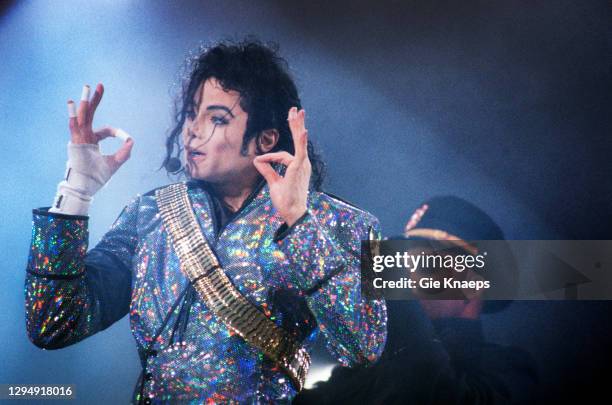 Michael Jackson, Dangerous World Tour, Werchter Festival Ground, Werchter, Belgium, 22nd July 1992.