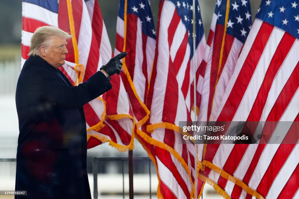 Trump Supporters Hold "Stop The Steal" Rally In DC Amid Ratification Of Presidential Election