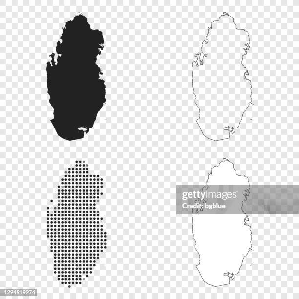 Qatar Map Drawing Foto e immagini stock - Getty Images