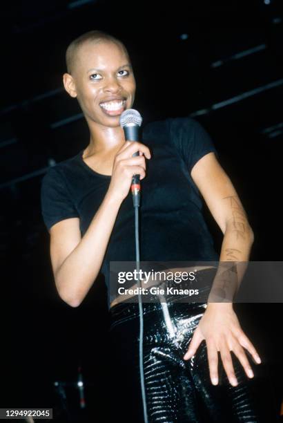 Skunk Anansie, Skin , Flanders Expo, Gent, Belgium, 5th April 1996.