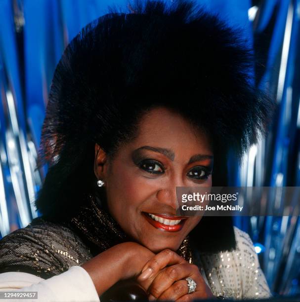 Patti LaBelle poses for a portrait in January 1982 in Boston, Massachusetts.