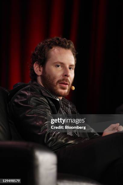 Sean Parker, co-founder of Napster Inc. And managing partner of the Founders Fund, attends the Web 2.0 Summit in San Francisco, California, U.S., on...