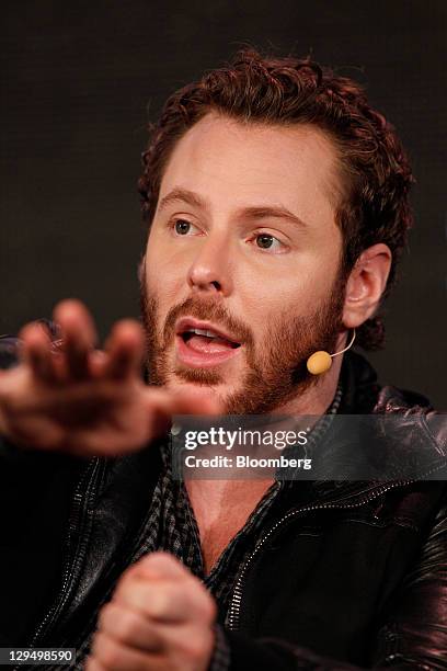 Sean Parker, co-founder of Napster Inc. And managing partner of the Founders Fund, speaks at the Web 2.0 Summit in San Francisco, California, U.S.,...