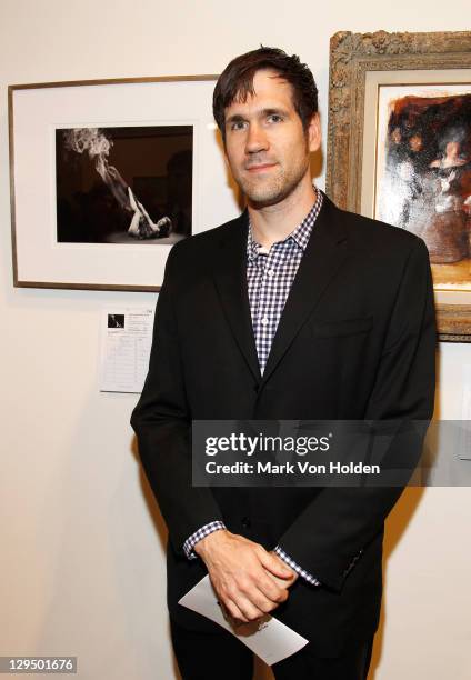 Fine art photographer Matthew McMullen Smith attends The New York Academy of Art's 20th Annual Take Home a Nude benefit at Sotheby's on October 17,...