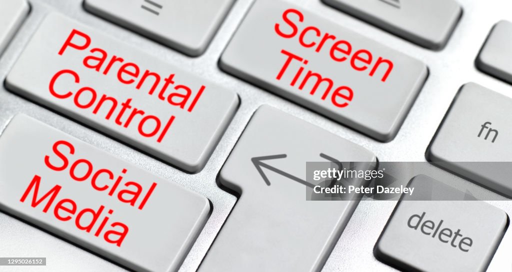 Time Keyboard Keyword Screen Time Keyboard High-Res Stock Photo - Getty Images