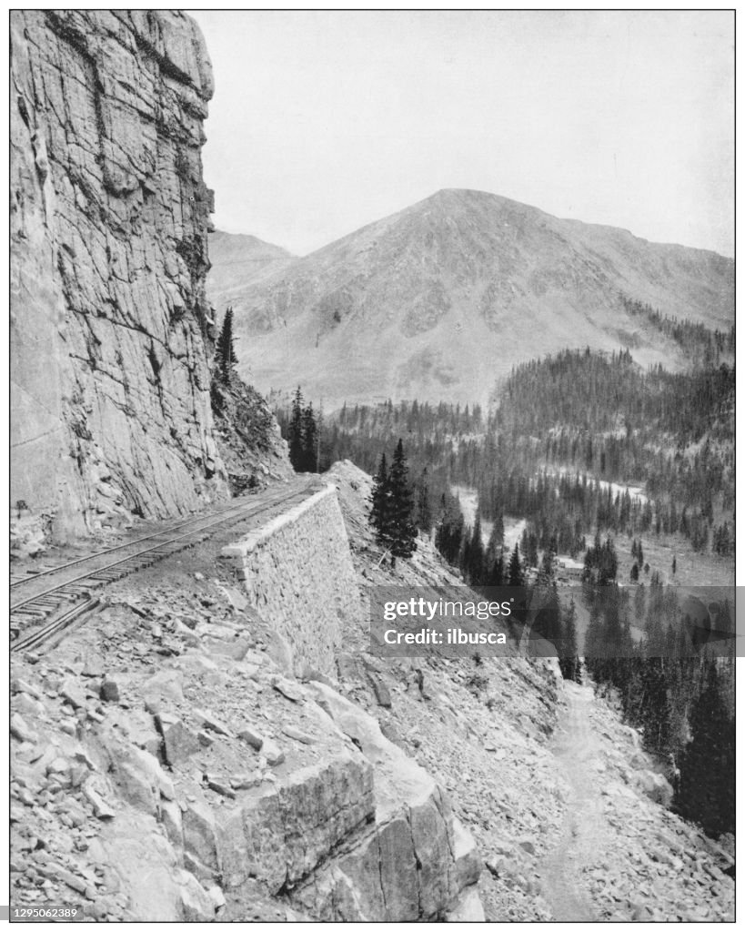 Antique photograph: Alpine Loop, Colorado