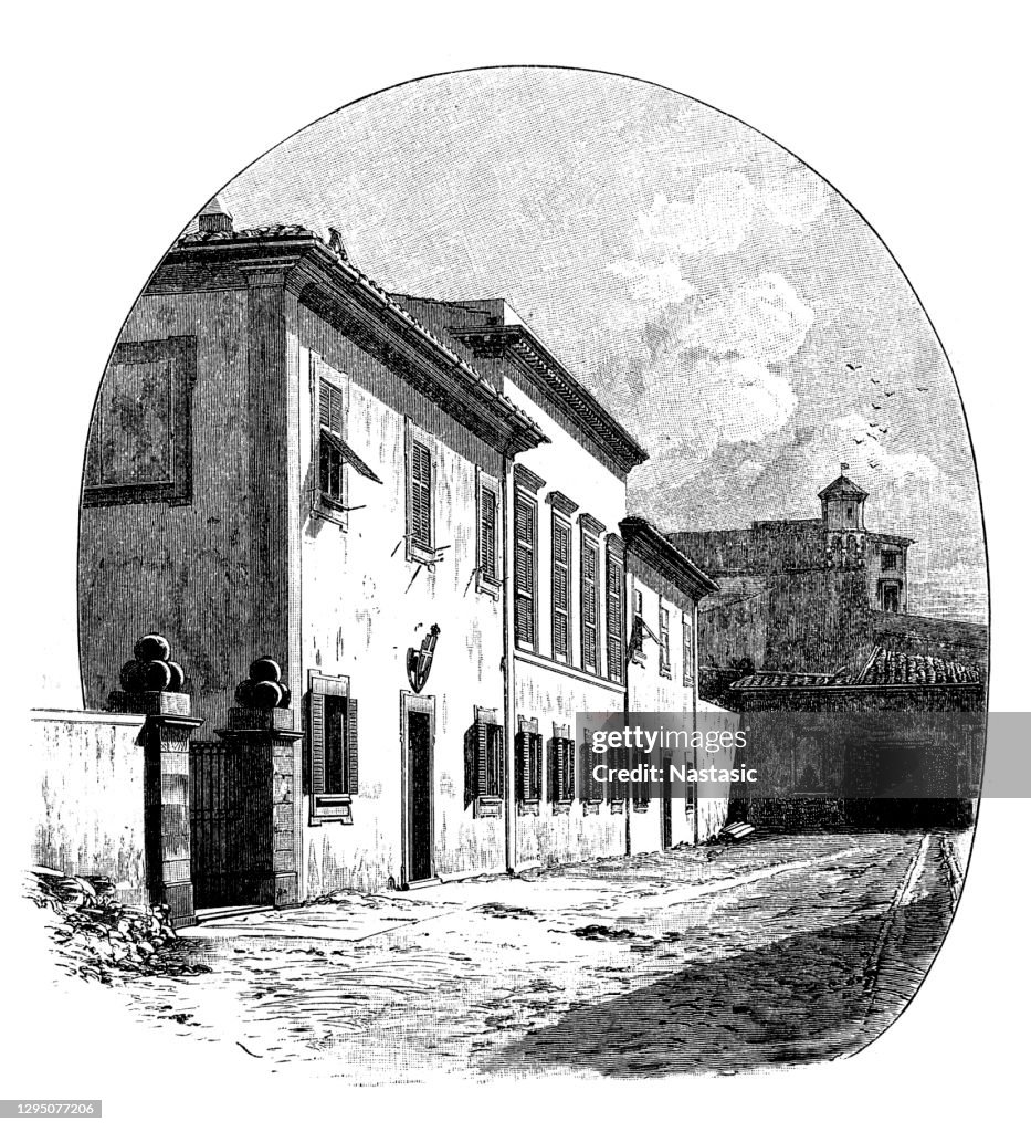Het appartement van Napoleon in Portoferraio