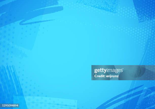 illustrazioni stock, clip art, cartoni animati e icone di tendenza di sfondo motivo pennello blu - sfondo blu