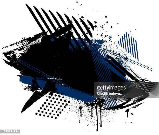 grunge textures and patterns vector - graffiti stock illustrations