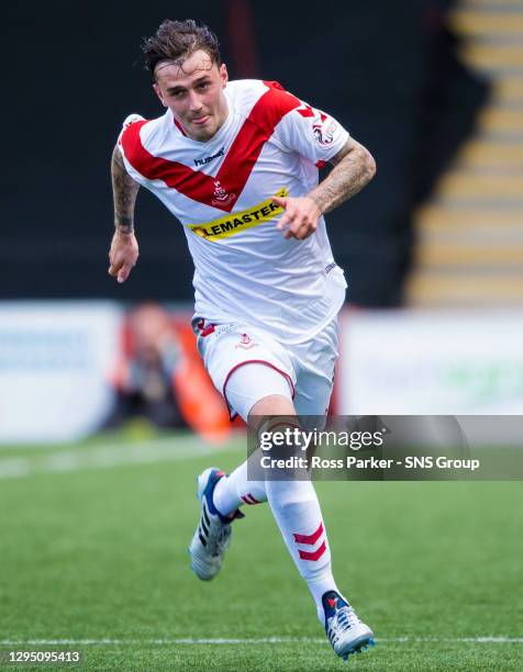 Kieran MacDonald in action for Airdrie