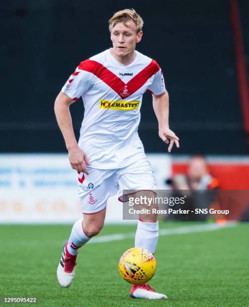 Jonathan Page in action for Airdrie