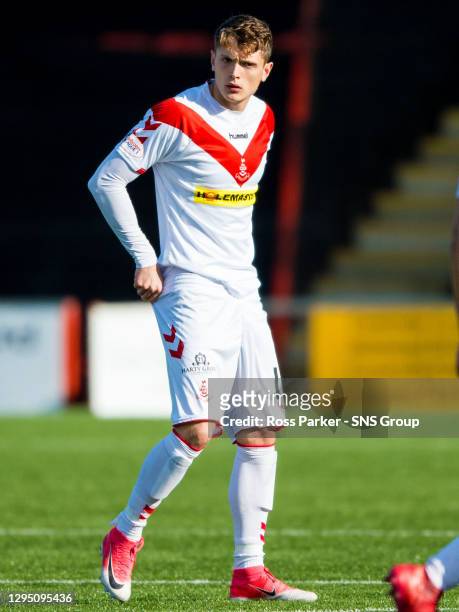 Cammy Russell in action for Airdrie