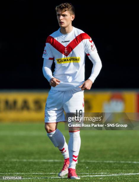 Cammy Russell in action for Airdrie