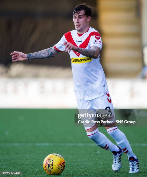 Kieran MacDonald in action for Airdrie