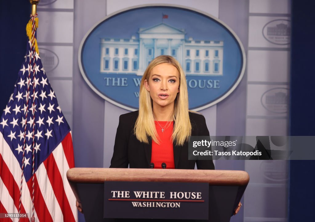 White House Press Secretary Kayleigh McEnany Holds Briefing At The White House