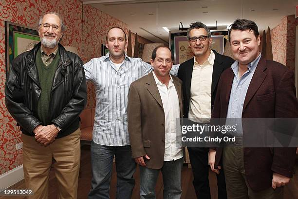 Actors Richard Libertini, Danny Hoch, Jason Kravits, John Turturro, and Allen Lewis Rickman attend the "Passione" New York screening and Q&A at the...