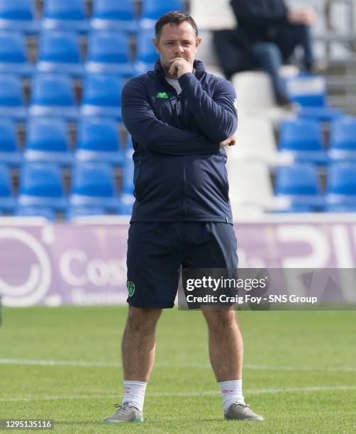 U18s v REPUBLIC OF IRELAND U18s .MURCIA - SPAIN.Andy Reid.