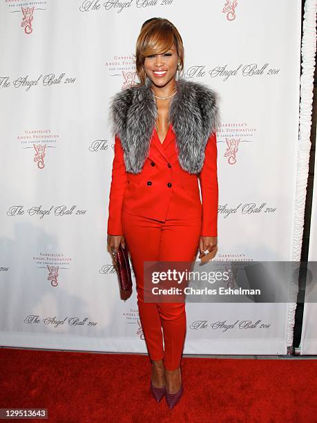 Singer Eve attends the 2011 Angel Ball To Benefit Gabrielle's Angel Foundation at Cipriani Wall Street on October 17, 2011 in New York City.