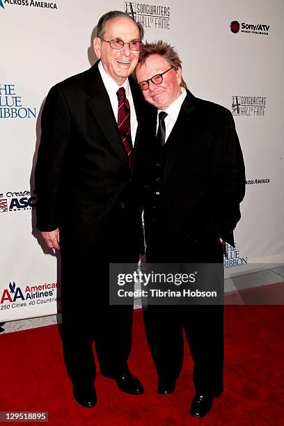 Hal David; Paul Williams attend "Love, Sweet Love", A Musical Tribute to Hal David, at the Mark Taper Forum on October 17, 2011 in Los Angeles,...