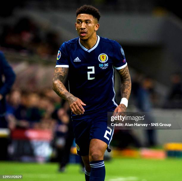 V SCOTLAND .ASTANA ARENA - NURSULTAN.Liam Palmer in action for Scotland.