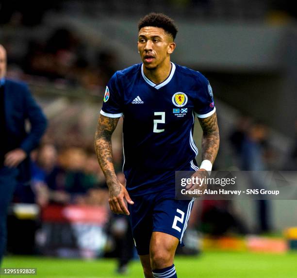 V SCOTLAND .ASTANA ARENA - NURSULTAN.Liam Palmer in action for Scotland.