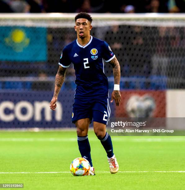 V SCOTLAND .ASTANA ARENA - NURSULTAN.Liam Palmer in action for Scotland.