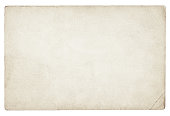Old blank paper isolated