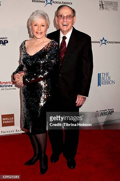 Eunice David and Hal David attend "Love, Sweet Love", A Musical Tribute to Hal David, at the Mark Taper Forum on October 17, 2011 in Los Angeles,...