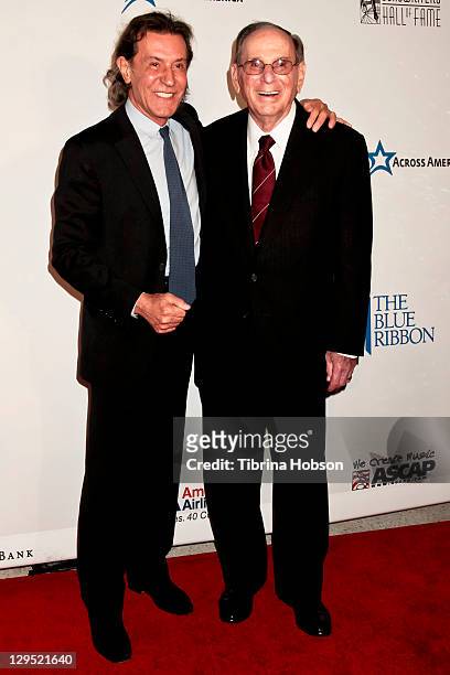 Albert Hammond and Hal David attend "Love, Sweet Love", A Musical Tribute to Hal David, at the Mark Taper Forum on October 17, 2011 in Los Angeles,...
