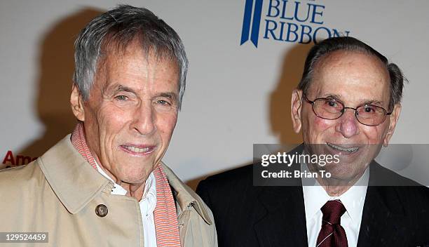 Songwriter Burt Bacharach and lyricist Hal David attend "Love, Sweet Love" musical tribute to Hal David at Mark Taper Forum on October 17, 2011 in...