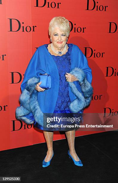 Cuqui Fierro attends 'Dior Night' party at Palacio de Cibeles on October 17, 2011 in Madrid, Spain.