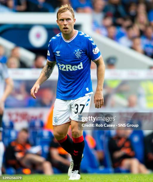 V DERBY COUNTY .IBROX - GLASGOW.Scott Arfield in action for Rangers