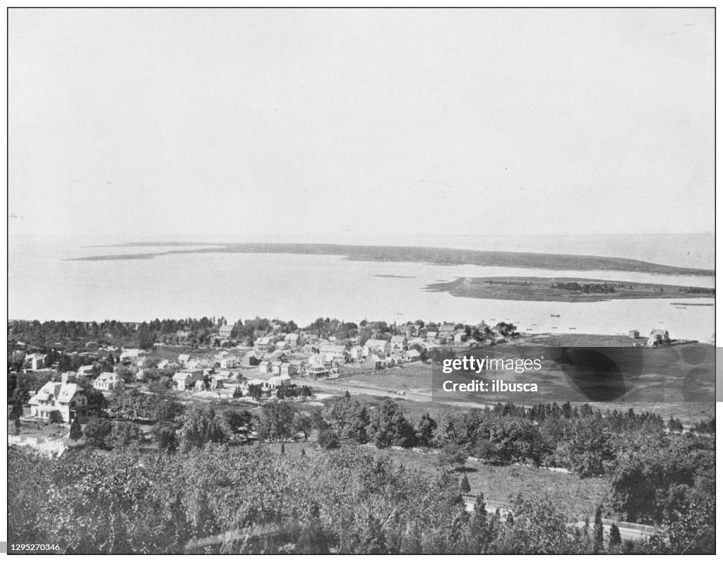 Antique photograph: Sandy Hook, New Jersey