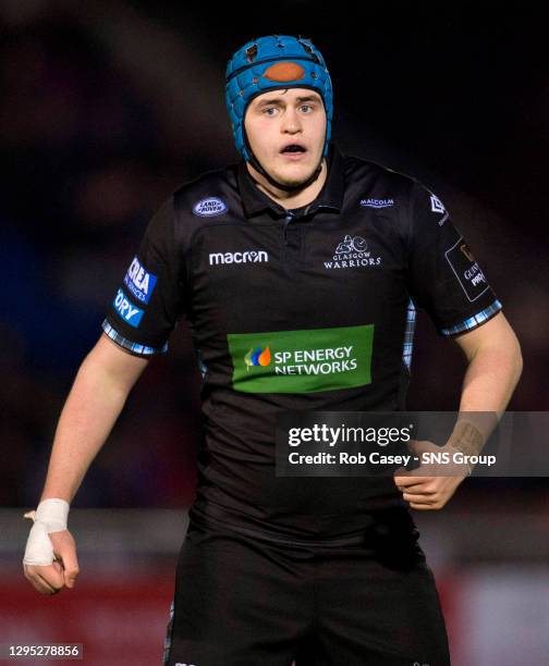 V TOYOTA CHEETAHS. SCOTSTOUN STADIUM - GLASGOW. Scott Cummings in action for Glasgow Warriors.