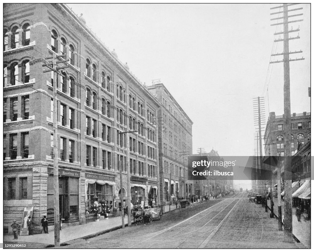 Antique photograph: Sherry Street, Seattle, Washington