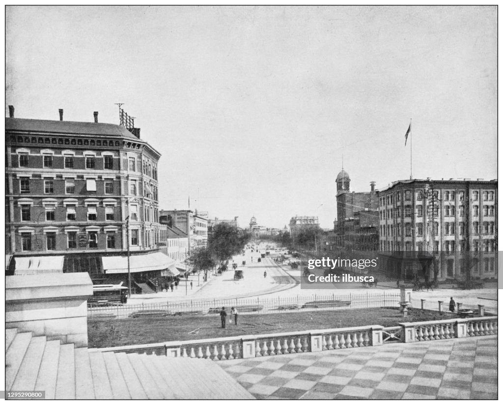 Antique photograph: Pennsylvania Avenue, Washington DC