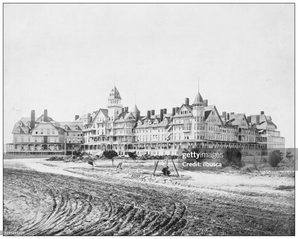 Antique photograph: Coronado Beach, San Diego, California