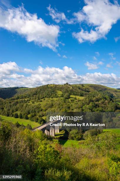 headstone viaduct, monsal head, derbyshire, england - september uk stock pictures, royalty-free photos & images