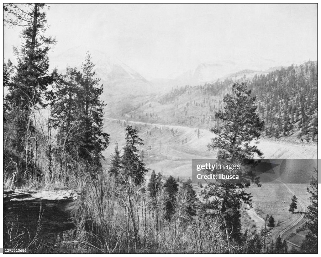 Antique photograph: Sunshine Park, Wilson Peak, California