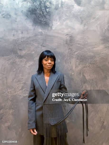Actress Marsha Stephanie Blake is photographed for Los Angeles Times on November 24, 2020 in New York, New York. Image is a screen grab from a...