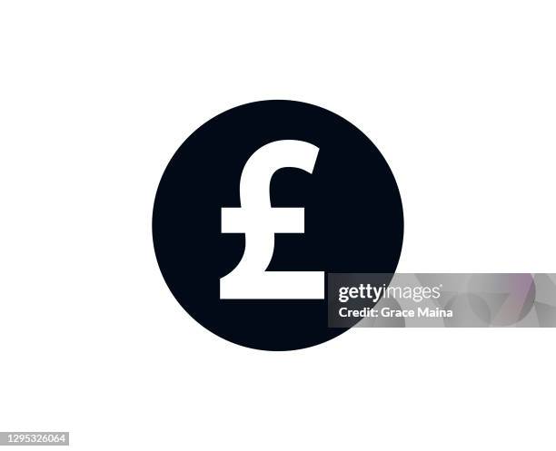 british pound currency symbol - uk money stock illustrations