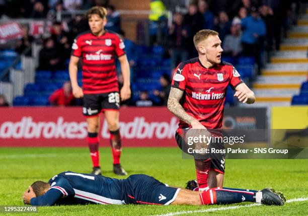 Vs DUNDEE.GLOBAL ENERGY STADIUM.Ross County's David Ngog is dejected after missing a chance in the second half.