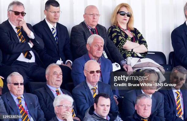 2nd LEG.DUMBARTON FC v ALLOA ATHLETIC.C&G SYSTEMS STADIUM - DUMBARTON.Former Rangers manager Walter Smith watches on from the stands